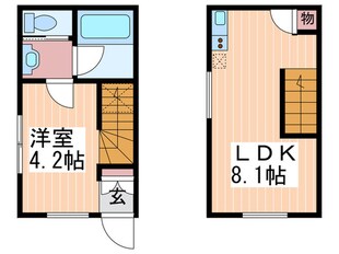 Casa Cozy 隅の浜の物件間取画像